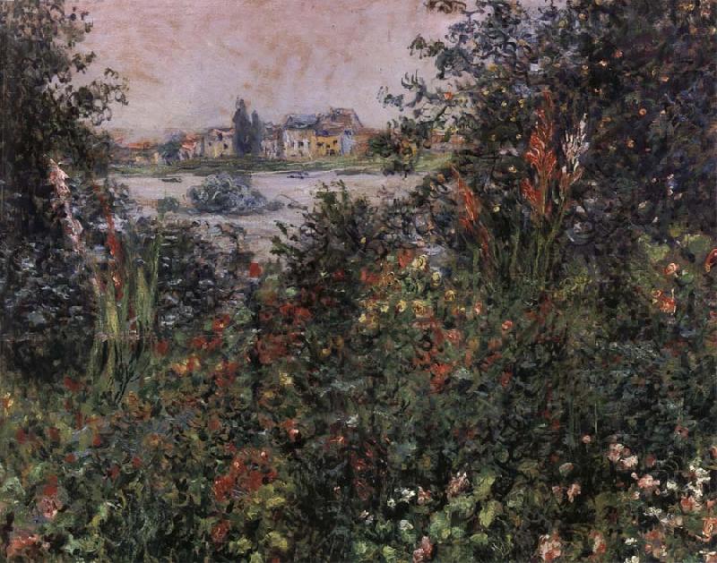 Claude Monet Fleurs a Vetheuil oil painting image